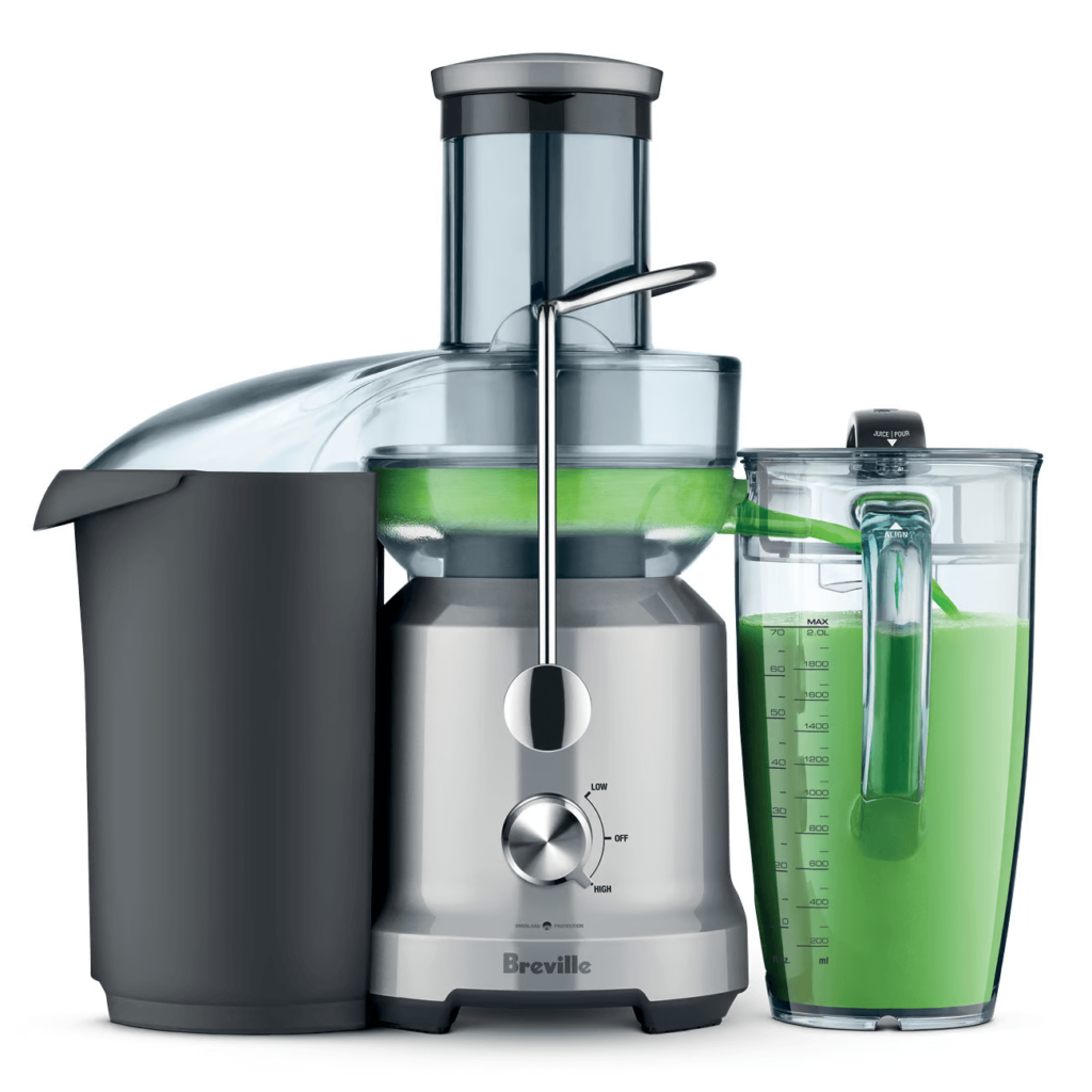 Experience the Breville Juice Fountain Cold, engineered to keep juice cool and preserve essential nutrients. Quench your thirst with cold, delicious, and healthy juice every time.