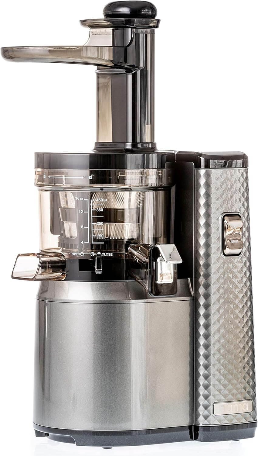 Embrace whole-food juicing with the Nama Vitality 5800, the juicer for those seeking the highest yield and nutrient preservation from their produce.