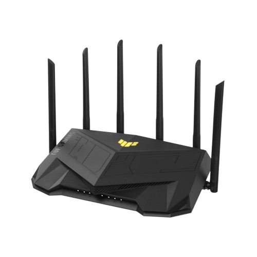 The ASUS TUF Gaming AX5400 router is the Asus router for gamers, featuring advanced technology to ensure stable, low-latency connections for an unbeatable online gaming experience.