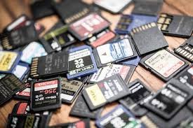 A diverse collection of the best SD cards available, showcasing various brands and capacities suitable for a range of devices.