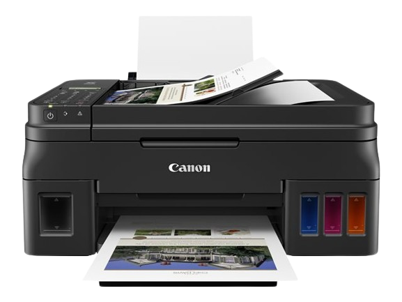 Ideal for home offices, the Canon PIXMA G4510 is highly rated as the photo printer for its wireless connectivity and crisp photo outputs.