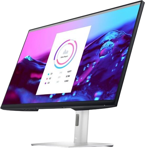The Dell P3222QE 32-inch 4K monitor with its expansive workspace and ultra-high-definition display is perfect for multitasking, establishing it as a top contender for the monitor.