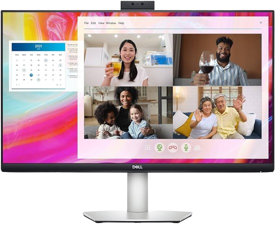 The Dell S2722DZ 27-inch video conferencing monitor is the go-to choice for remote workers, featuring integrated communication tools that make it a top pick for the monitor.