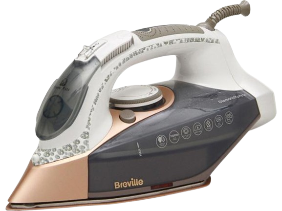 The Breville DiamondXpress 3100W VIN401 offers a premium ironing experience with its diamond ceramic soleplate and powerful steam output, making it a top pick for the steam iron.