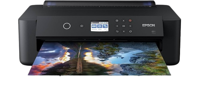 The compact and efficient design of the Epson Expression Photo HD XP-15000 makes it a preferred choice for the photo printer in home studios.