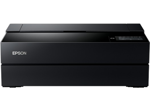 The Epson SureColor P900, a sleek black professional photo printer, offering exceptional print quality for photography students and enthusiasts.
