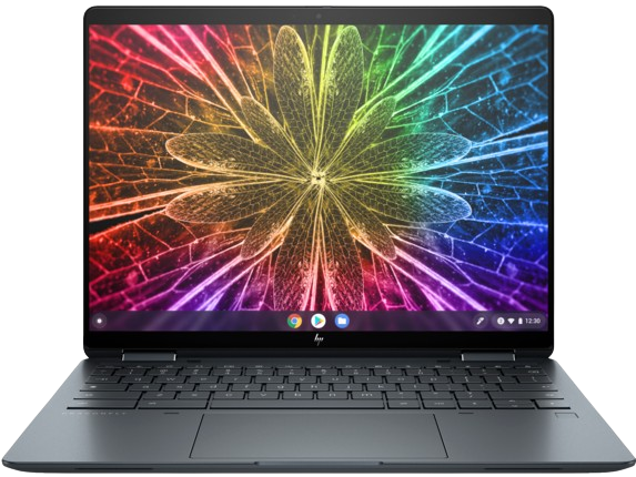 The HP Elite Dragonfly Chromebook stands out as the laptop with its convertible design, providing flexibility for both study and clinical practice.