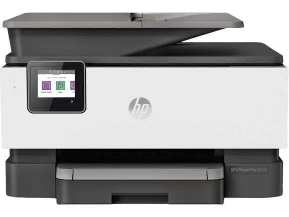 The HP OfficeJet Pro 9015e printer, featuring swift multi-page scanning and printing that solidifies its status as the fastest printer for professionals.