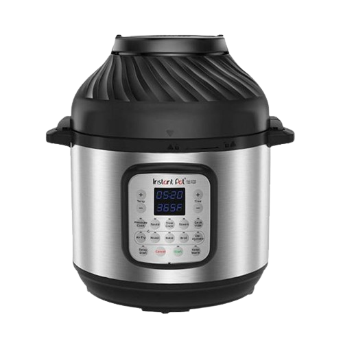 The Instant Pot Duo Crisp Air Fryer is a versatile kitchen gadget that's lauded as one of the Instant Pots with air frying features.