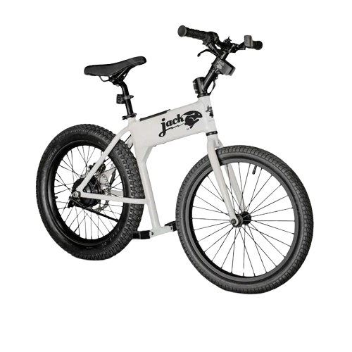 The JackRabbit electric bike, a top choice among the electric bikes, offers a unique, compact design perfect for quick hops around town and easy storage.