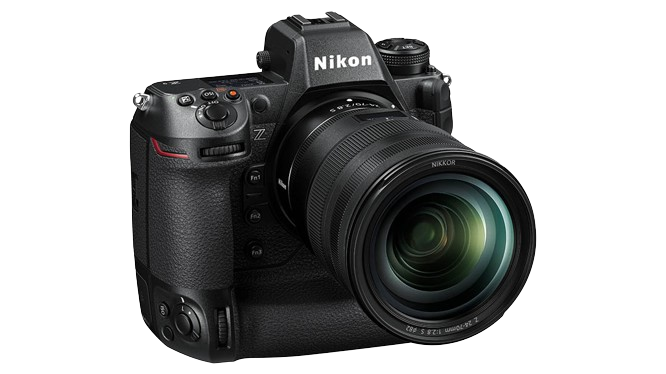 The Nikon Z9 sets new standards as the professional camera, offering unparalleled performance with its full-frame stacked CMOS sensor and 8K video capabilities for both photojournalists and videographers.
