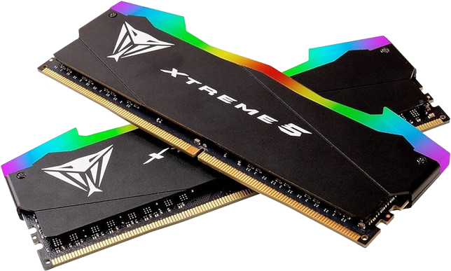Experience top-tier gaming and multitasking with Patriot Viper Xtreme 5 RGB DDR5, DDR5 RAM engineered for speed, efficiency, and dynamic RGB lighting effects.