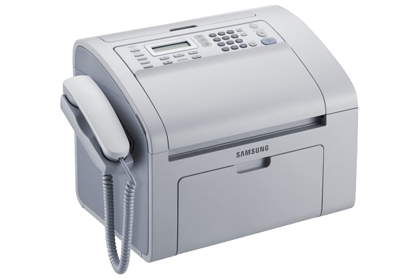 Samsung SF-760P: A practical laser fax machine with additional printing, copying, and scanning functions, designed for office use.