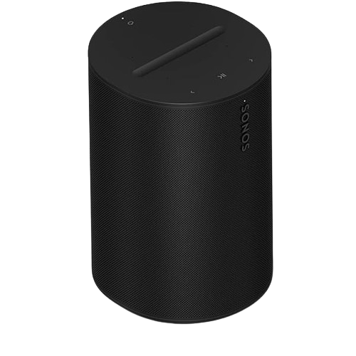 Experience the Sonos Era 100 in classic black, renowned for its superior sound clarity and versatility, making it one of the speakers available.