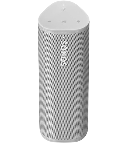 The Sonos Roam in white redefines portable audio, offering excellence in sound within a compact form, making it a leading speaker for listeners everywhere.