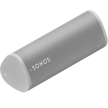 Take your music on the go with the Sonos Roam in white. Its portability and robust sound make it the traveler's speaker choice.