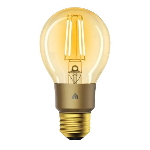 Merge the old-world charm with modern technology using the TP-Link Kasa Filament Smart Bulb KL50, the best smart light for a warm and inviting ambiance.