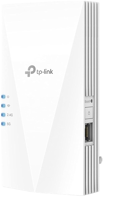 Sleek and powerful, the TP-Link RE700X stands out for its seamless Wi-Fi expansion, making it a top choice for the Wi-Fi extender.