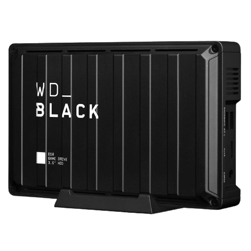 The WD_BLACK D10 Game Drive, while designed for a different console, serves as one of the best external hard drives for PS5, providing high capacity storage for an extensive collection of games.