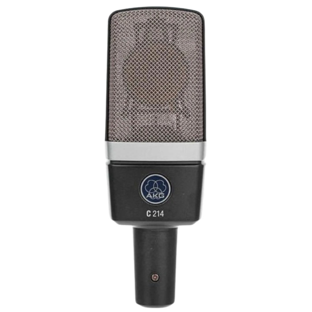 The AKG C214 microphone, known for its clear and detailed sound, stands out as one of the best microphones for recording vocals.