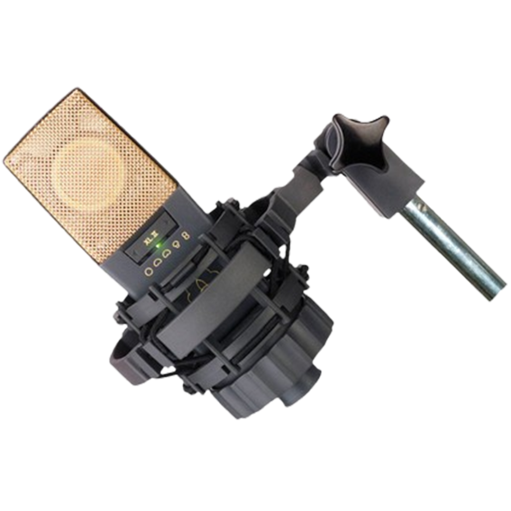 The AKG C414 XLII is recognized as one of the microphones, trusted by sound engineers for its detailed presence and flat frequency response.