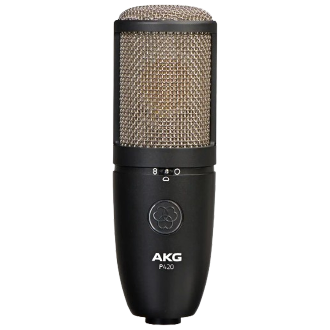 Capture studio-grade recordings with the AKG P420 microphone, ideal for musicians and sound engineers seeking clarity and detail.