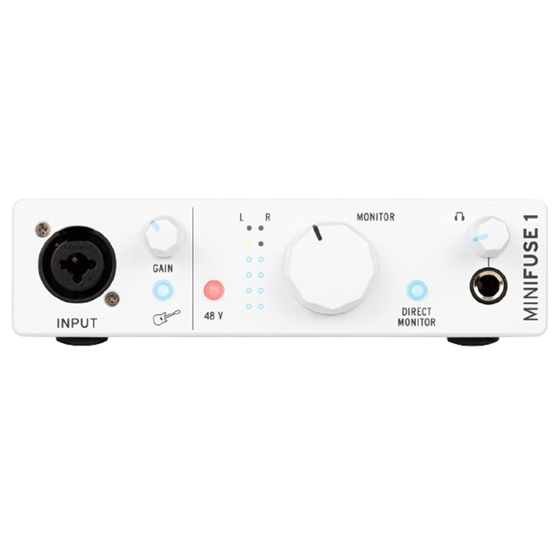 The Arturia MiniFuse 1 is a compact and affordable audio interface, perfect for entry-level musicians and podcasters.