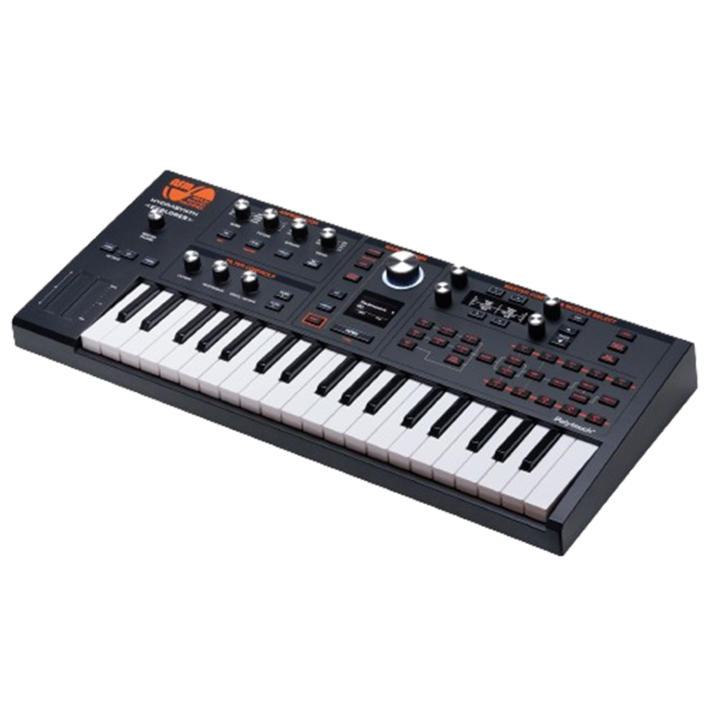 ASM Hydrasynth synthesizer, known as the synthesizer, offers a unique combination of wavetable and polyphonic aftertouch features.