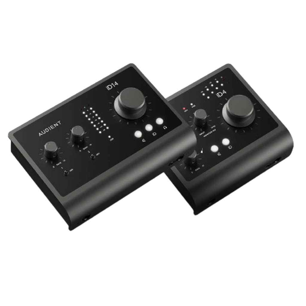 The Audient iD4 MKII brings professional-grade audio capture to your desktop with its compact and user-friendly interface.