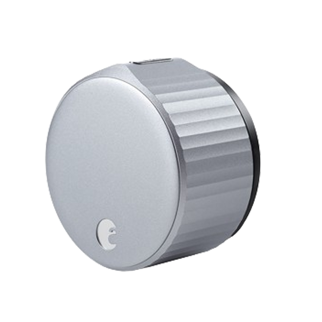 The August Wi-Fi Smart Lock is a secure and sophisticated device compatible with Alexa, providing keyless entry and remote access features.