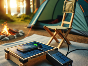 The innovative TechTopGadgets solar charger is designed for tech-savvy campers who want to stay connected even while enjoying the great outdoors.