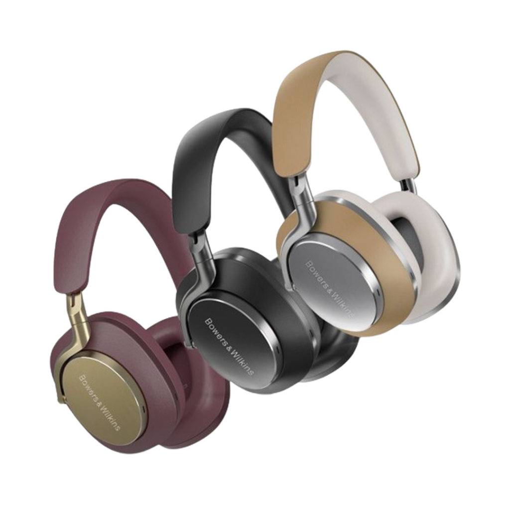 Bowers & Wilkins PX8 headphones, presented in a refined design, elevating the listening experience with their acoustic prowess.