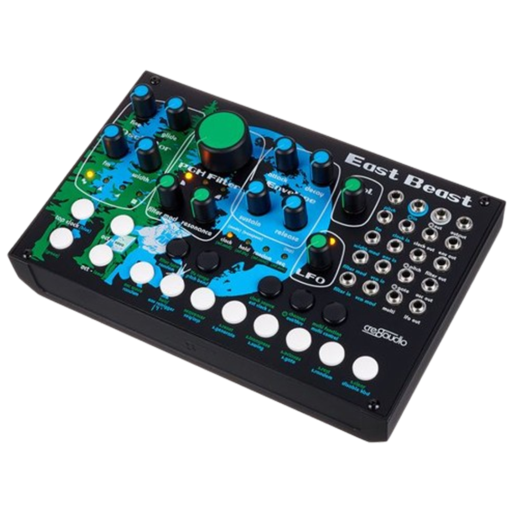 Cre8audio East Beast synthesizer is an excellent choice for beginners, featuring intuitive controls and a variety of sound sculpting options.