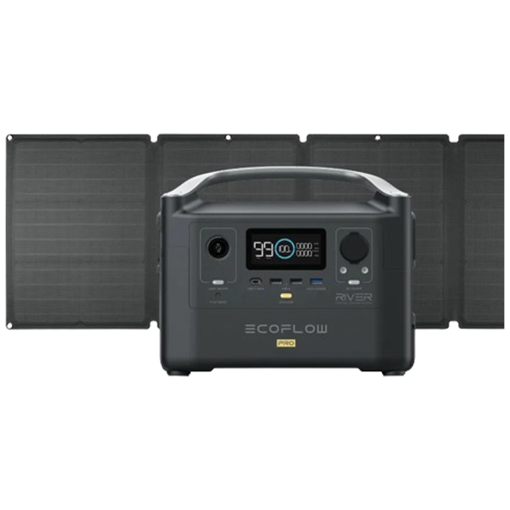 EcoFlow 110 solar charger offering high-capacity power solutions for avid campers.