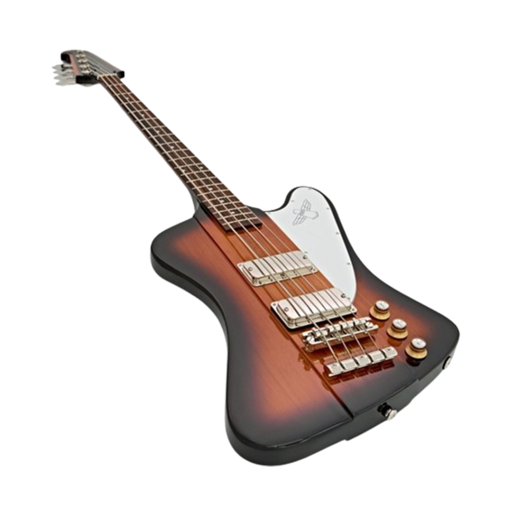 The Epiphone Thunderbird 60s, known for its distinctive shape and deep tones, stands out as a best bass guitar for enthusiasts.