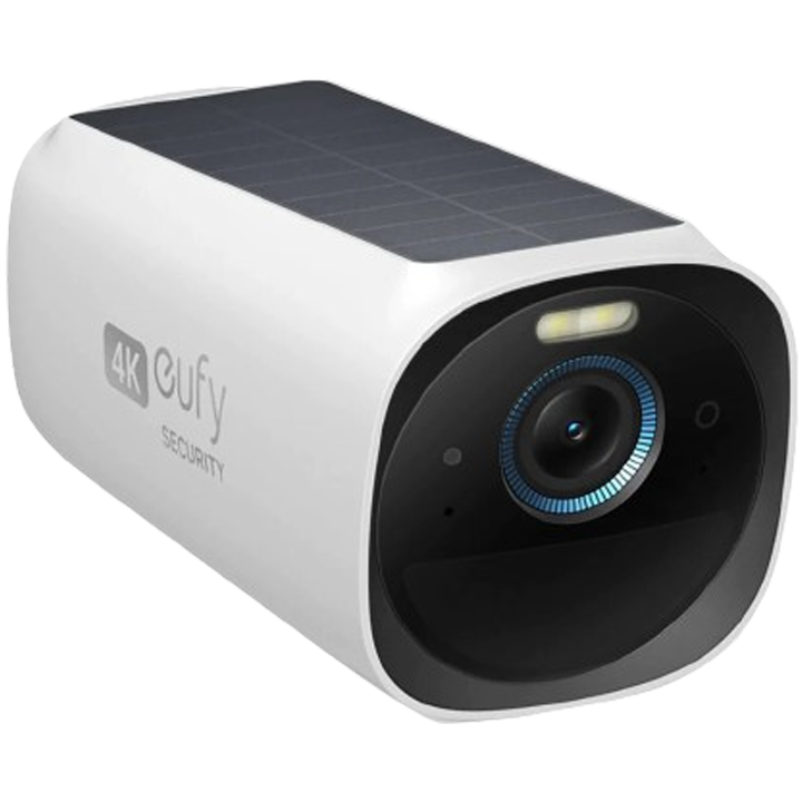The Eufycam 3 Security Camera defines robust outdoor surveillance, boasting long battery life and clear imaging among the security cameras.