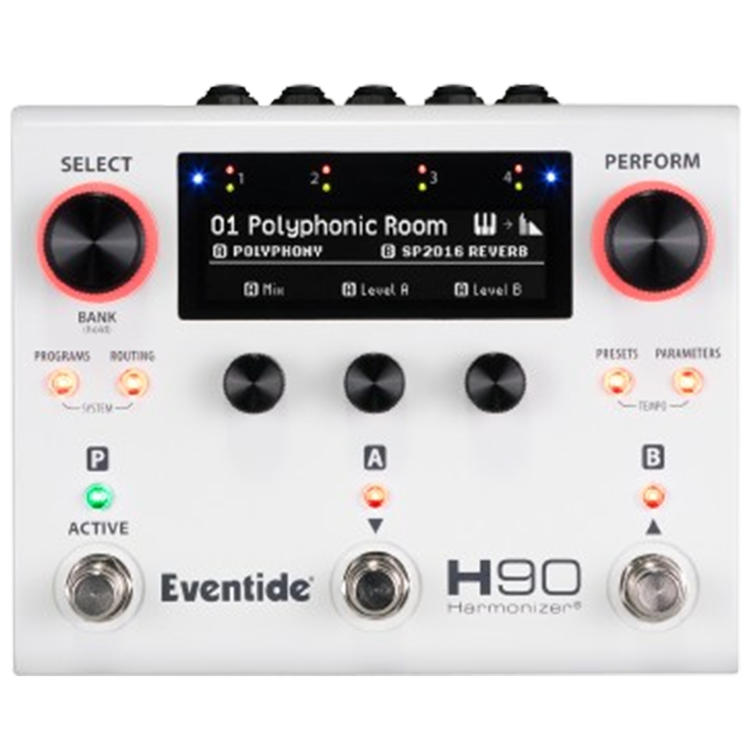 The Eventide H90 Harmonizer pedal, renowned for its exceptional reverb and pitch effects, elevates guitar tones to new heights.