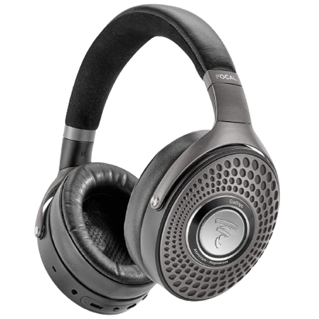 Focal Bathys noise cancelling headphones with a distinctive metallic finish, offering a new standard in sound clarity and noise reduction.