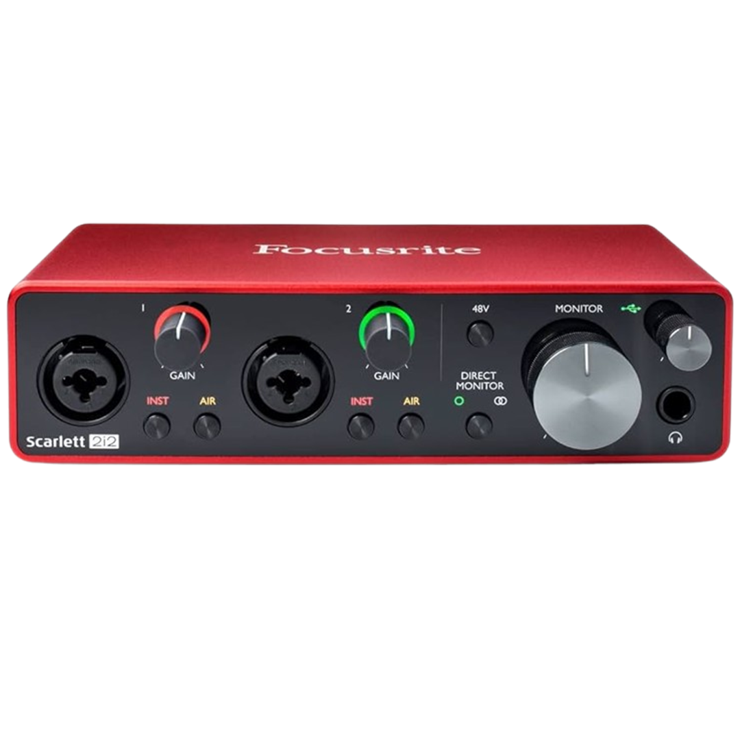 The Focusrite Scarlett 2i2 3rd Gen is acclaimed as one of the best sound cards for music production, offering studio-grade recordings for musicians.