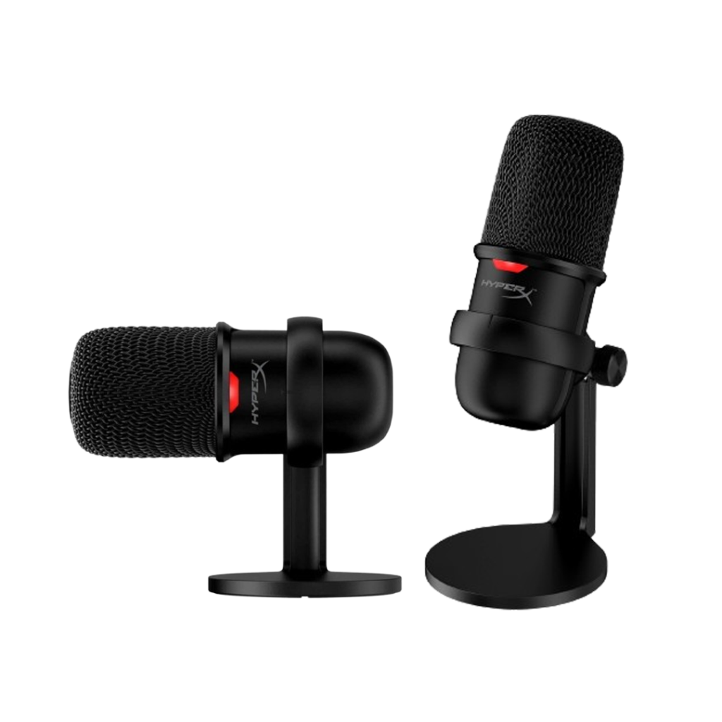 The HyperX SoloCast microphone, with its sleek, no-frills design, offers straightforward, high-quality audio recording for users who value simplicity.