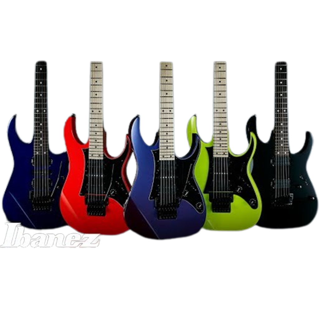 The Ibanez RG550 Genesis Collection in a bold array of colors caters to players who value both aesthetics and performance in their quest for the electric guitars.
