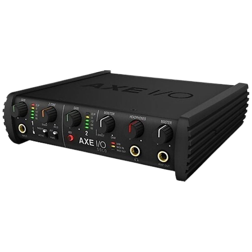 The IK Multimedia AXE I/O audio interface, with its guitar-centric design, is a top pick for guitar and bass players looking for the best audio interface.