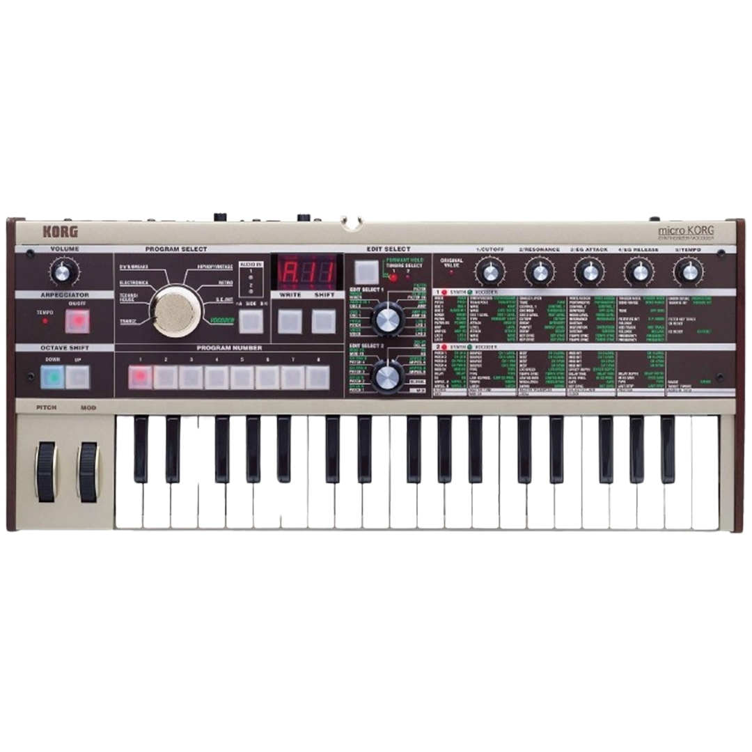 Korg MicroKorg, a timeless choice for novices, is an excellent synthesizer for beginners, offering a rich selection of presets and tweakable parameters.