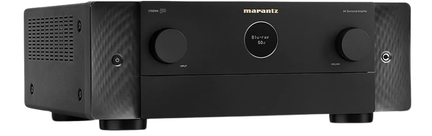 Known for its elegant design and superior audio performance, the Marantz Cinema 50 is acclaimed as one of the receivers for a refined home theater experience.