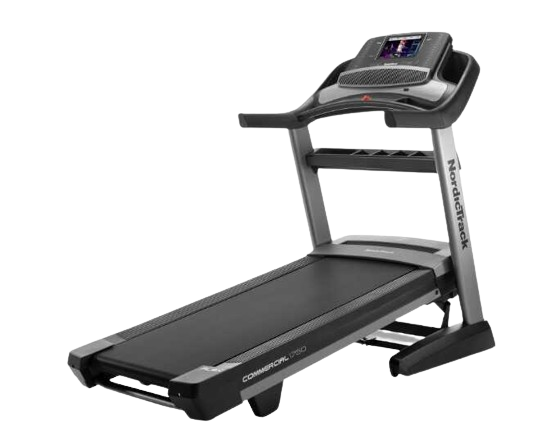 Featuring the NordicTrack Commercial 1750 Treadmill as the treadmill, highlighting its spacious deck and advanced tech features.