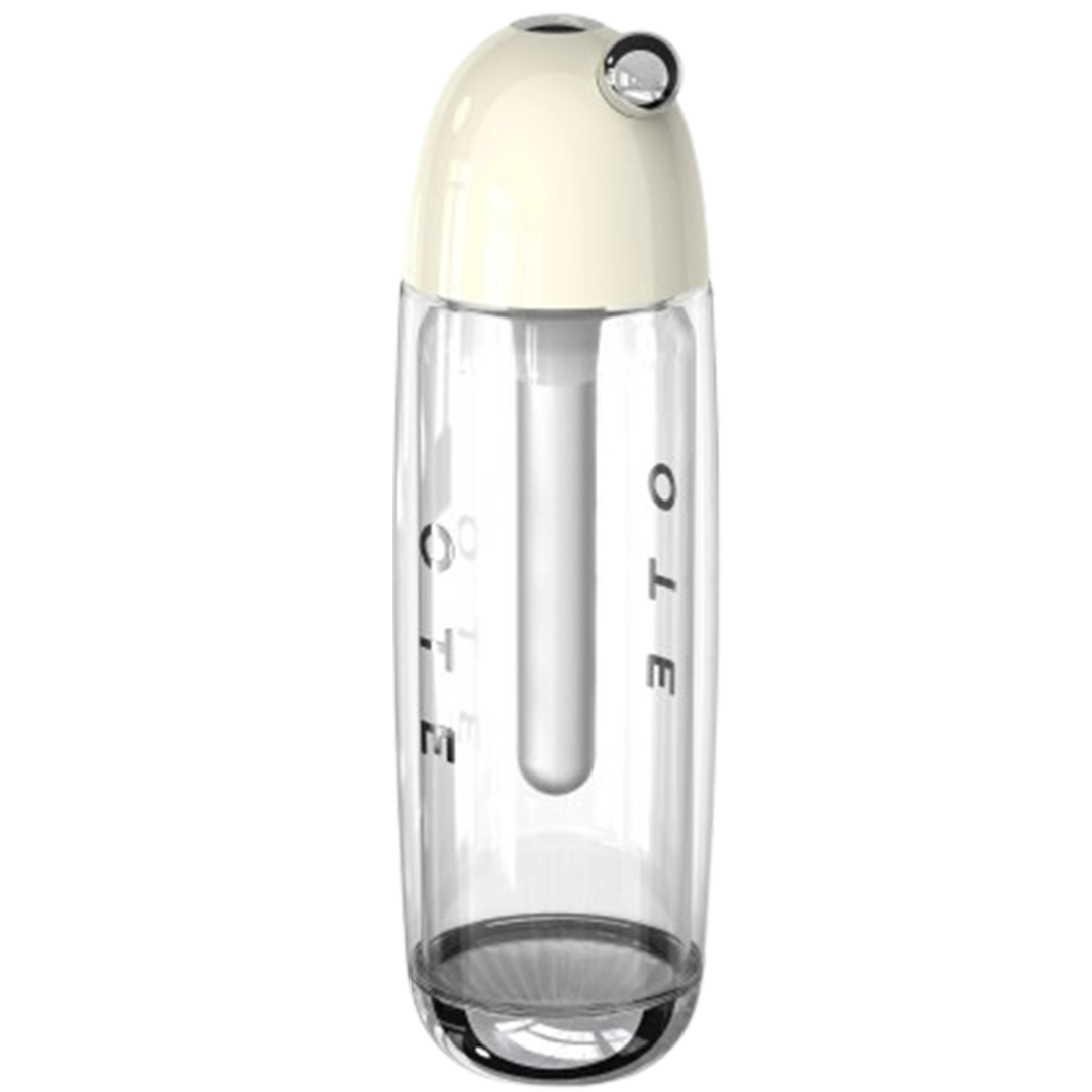The OTE Portable Sparkling Water Machine in a sophisticated cream color, offering a stylish and convenient way to enjoy sparkling water anytime, anywhere.