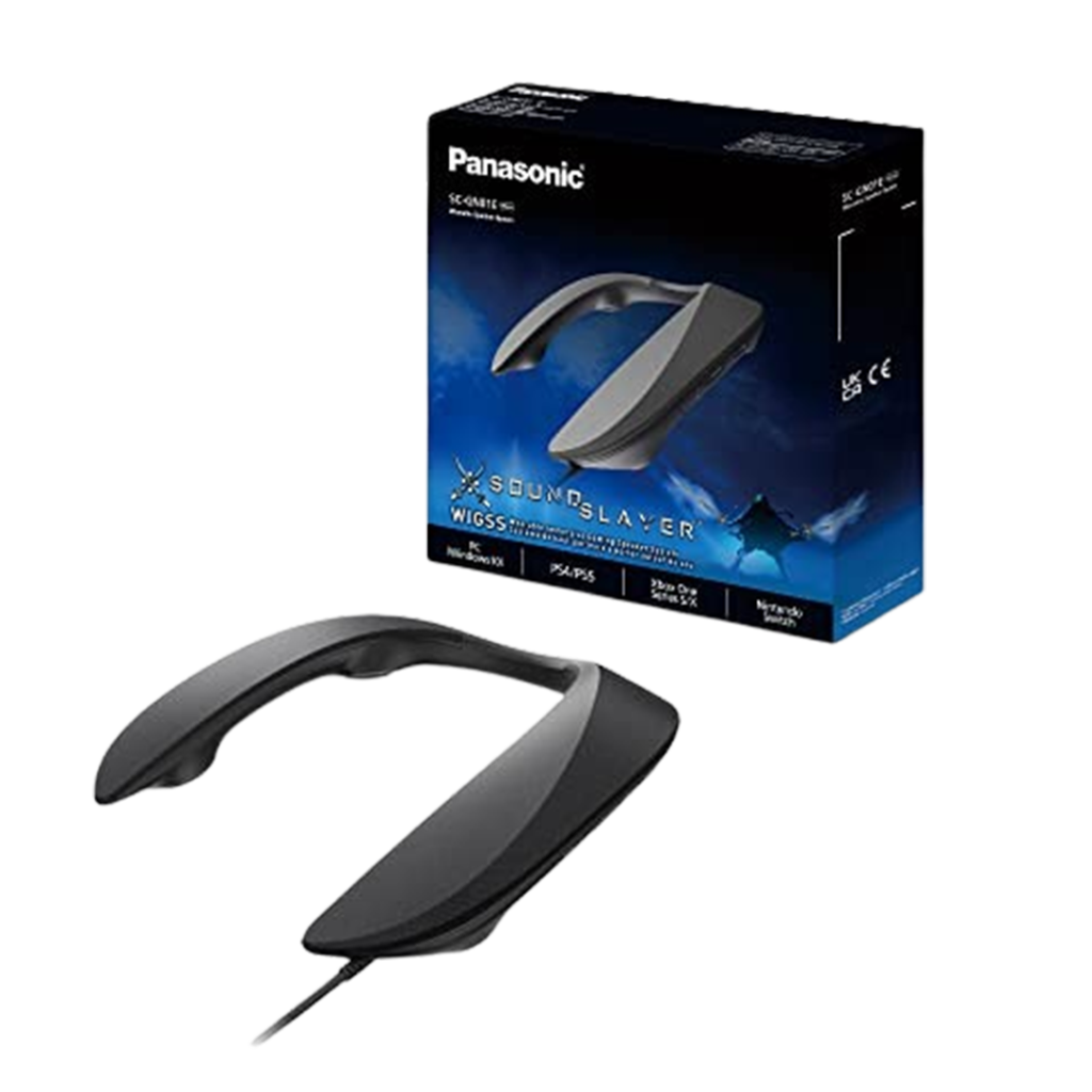 speakers for an enhanced gaming experience - Panasonic SoundSlayer with precision sound.
