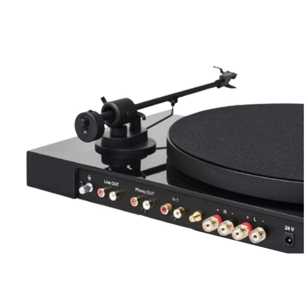 The Pro-Ject Juke Box E turntable merges traditional vinyl play with modern Bluetooth streaming, making it the best turntable choice for modern homes.