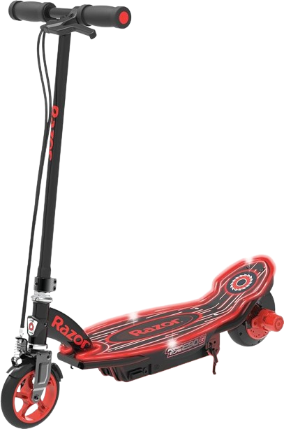 The Razor Power Core E90 Electric Scooter in red offers a powerful ride for kids, combining performance with durability, and is a solid candidate for the electric scooter.