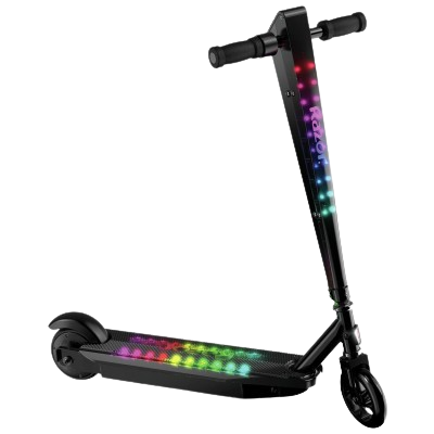 The Razor Sonic Glow Electric Scooter lights up any ride with its illuminated deck, making it the coolest ride on the block and a fun choice for the electric scooter.
